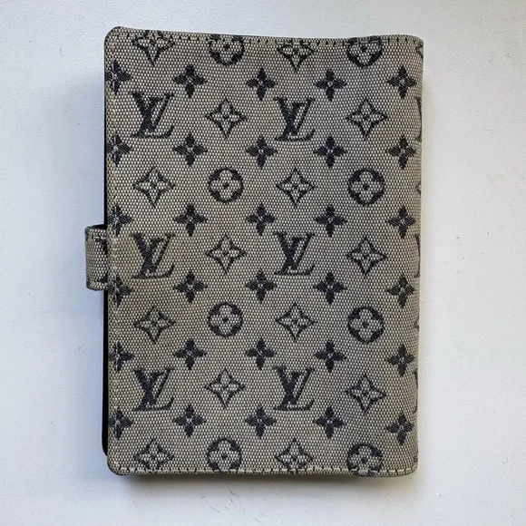 Louis Vuitton Mini Lin Agenda - Blue Monogram - Picture 2 of 5